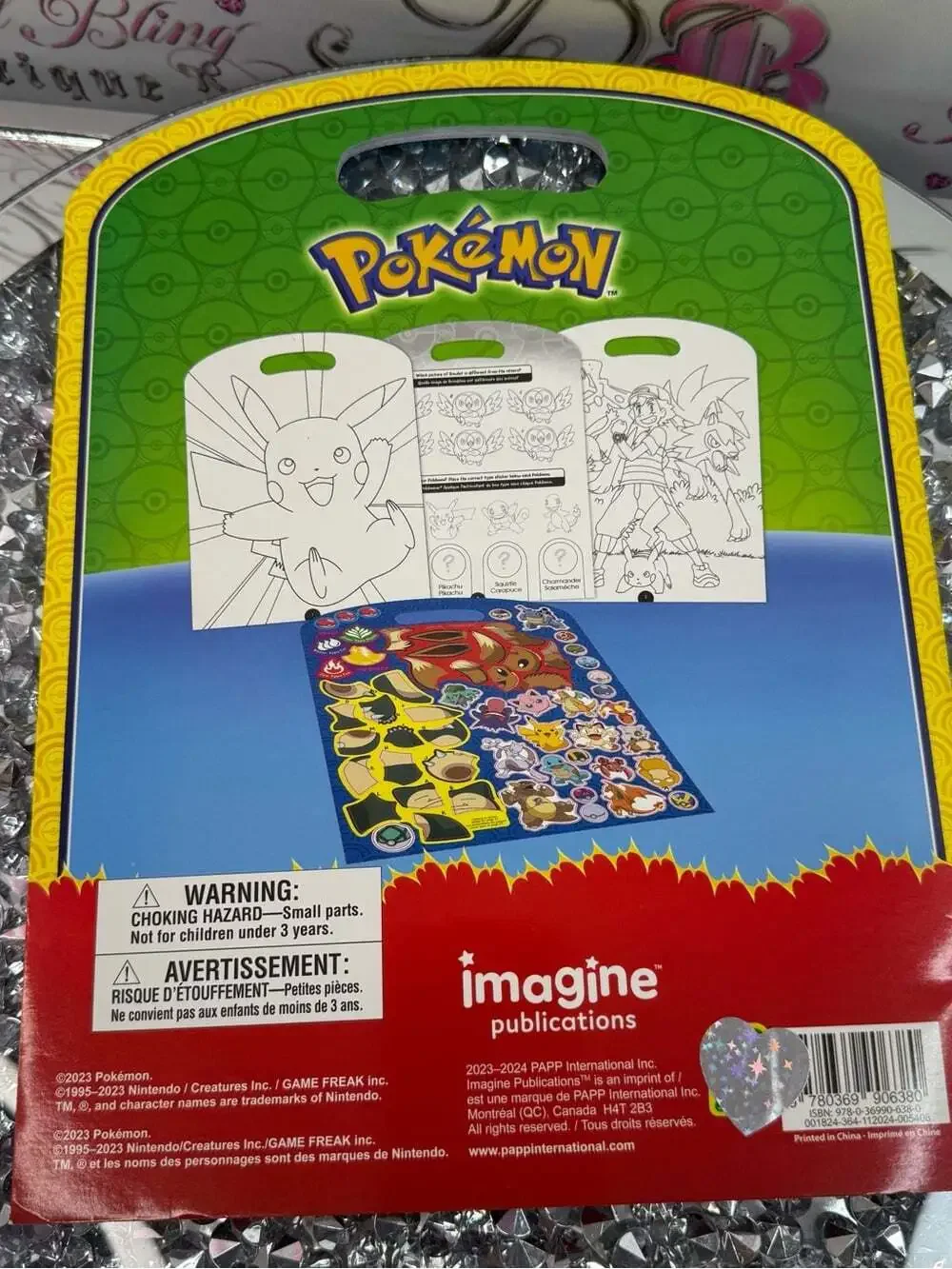 Pokémon colouring book Action Color Kids Activity Set - Blue/Yellow
